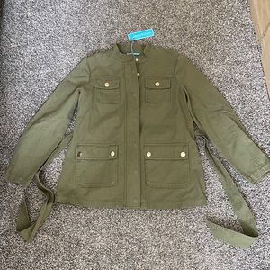 Draper James Green Field Jacket NWT